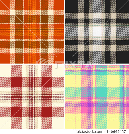 Timeless plaid bundle multipurpose projects. Versatile tartan designs fit print and web. Vector quality remains high. Timeless plaid bundle multipurpose projects. Versatile tartan designs fit print and web. Vector quality remains high. 140669437