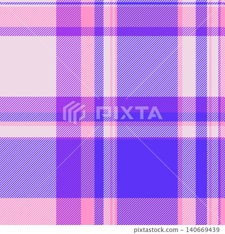 Perfection plaid textile check, direct pattern texture background. Styling vector fabric seamless tartan in light and indigo colors. 140669439