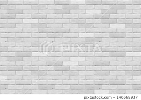 White brick wall texture background for wallpaper, graphic web design, 3D, game. Realistic seamless vector pattern. White brick wall texture background for wallpaper, graphic web design, 3D, game. Realistic seamless vector pattern. 140669937