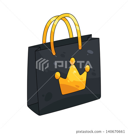 Illustration of VIP shopping bag Illustration of VIP shopping bag 140670661