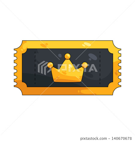 Illustration of VIP ticket Illustration of VIP ticket 140670678