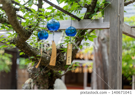 Wind chimes at Shōjuin Temple in Kyoto Wind chimes at Shōjuin Temple in Kyoto 140671041