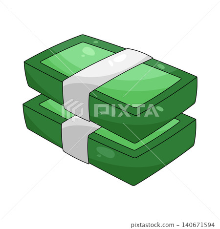 Illustration of stack of money Illustration of stack of money 140671594