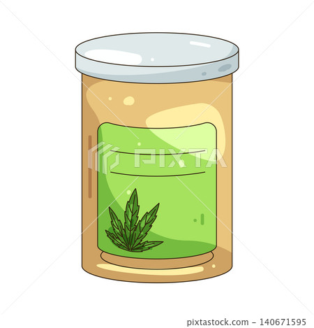 Illustration of prescription bottle Illustration of prescription bottle 140671595