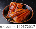 Delicious eel bowl Japanese cuisine 140672017