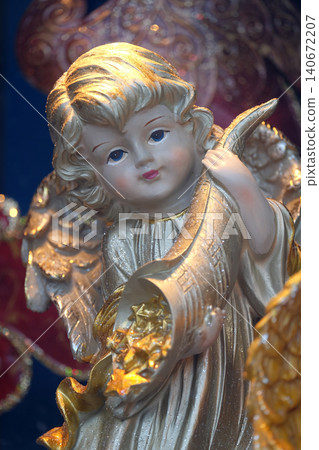 Angel, Christmas decoration shop in Hallstatt, Austria Angel, Christmas decoration shop in Hallstatt, Austria 140672207