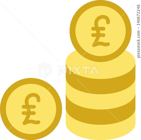 Coin Flat Vector Icon Design Coin Flat Vector Icon Design 140672248