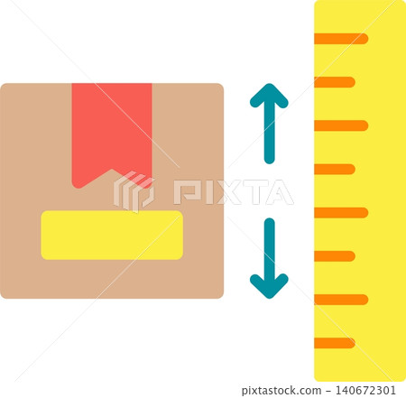 Measurement Flat Vector Icon Design Measurement Flat Vector Icon Design 140672301