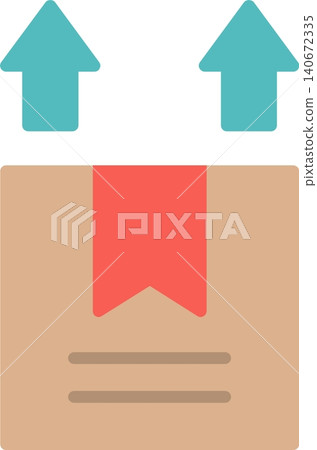 Unpack Flat Vector Icon Design Unpack Flat Vector Icon Design 140672335