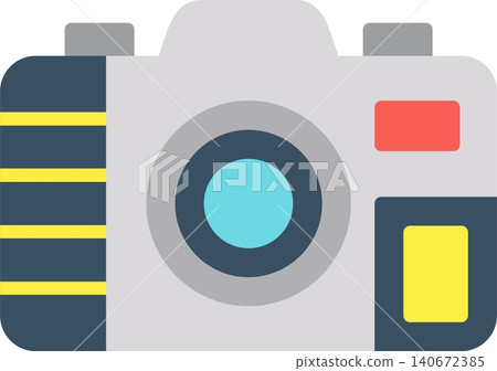 Camera Flat Vector Icon Design Camera Flat Vector Icon Design 140672385