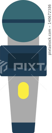 Microphone Flat Vector Icon Design Microphone Flat Vector Icon Design 140672386