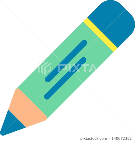 Pencil Flat Vector Icon Design 140672392