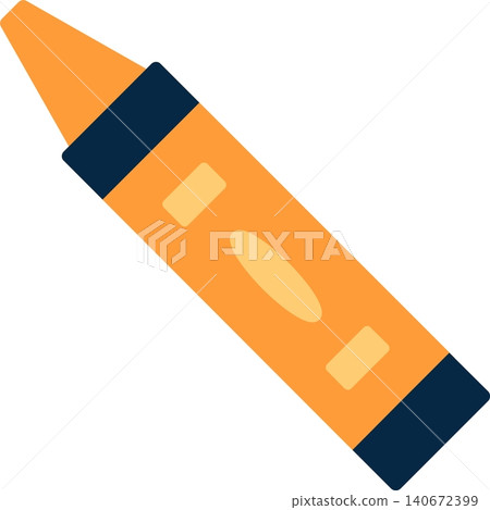 Crayon Flat Vector Icon Design Crayon Flat Vector Icon Design 140672399
