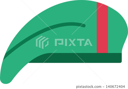 Beret Flat Vector Icon Design Beret Flat Vector Icon Design 140672404
