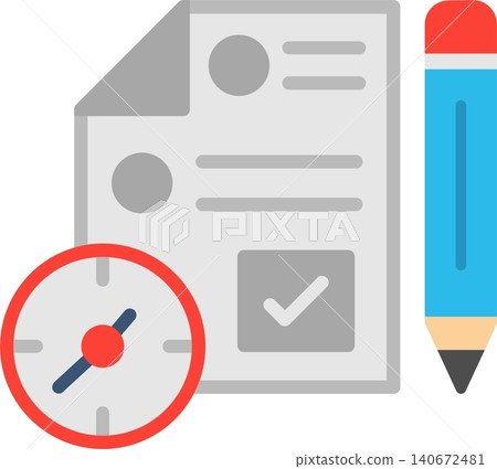 Planning Flat Vector Icon Design Planning Flat Vector Icon Design 140672481