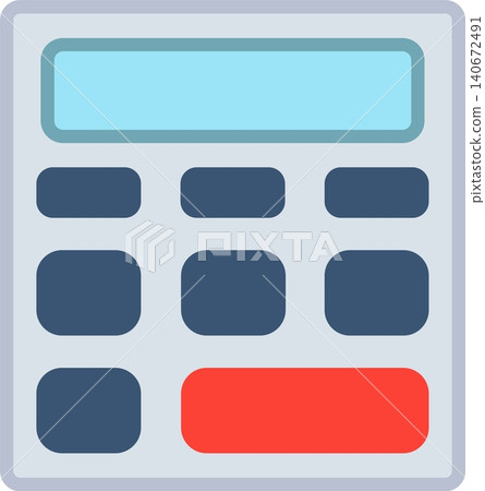Calculator Flat Vector Icon Design Calculator Flat Vector Icon Design 140672491