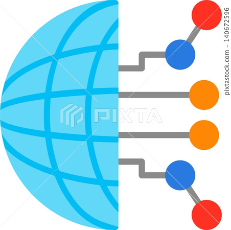 Globalization Flat Vector Icon Design Globalization Flat Vector Icon Design 140672596