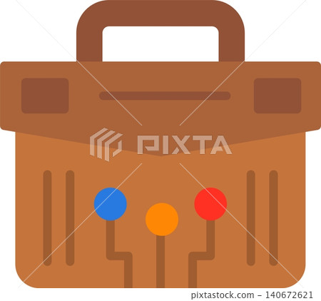 Briefcase Flat Vector Icon Design Briefcase Flat Vector Icon Design 140672621