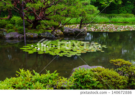 Heian Jingu Shrine Garden, West Garden, Byakko Pond Heian Jingu Shrine Garden, West Garden, Byakko Pond 140672886