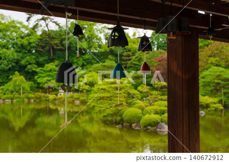 Wind chimes at Taiheikaku, Heian Jingu Shrine Wind chimes at Taiheikaku, Heian Jingu Shrine 140672912