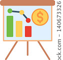 Business Plan Flat Vector Icon Design 140673326