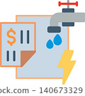 Utilities Flat Vector Icon Design 140673329