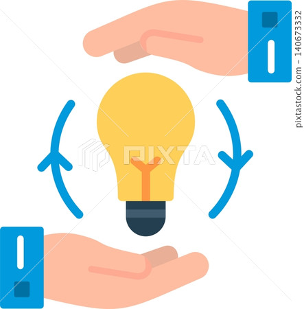 Creative Process Flat Vector Icon Design Creative Process Flat Vector Icon Design 140673332