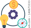 Resources Flat Vector Icon Design 140673333