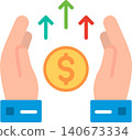 Capital Flat Vector Icon Design 140673334