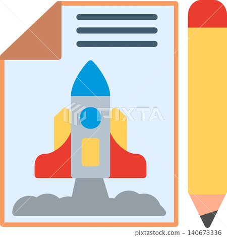 Startup Flat Vector Icon Design Startup Flat Vector Icon Design 140673336