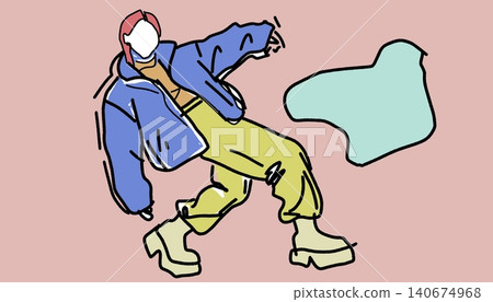 Abstract Figure Tripping Over Puddle Accident Illustration Insurance Safety Articles 140674968
