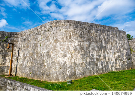 [#Naha] Stone walls inside Shuri Castle and the blue sky 140674999