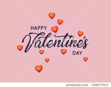 Valentine's day design. Holiday banner, web poster, flyer, stylish brochure, greeting card, cover. Valentine's day design. Holiday banner, web poster, flyer, stylish brochure, greeting card, cover. 140675425