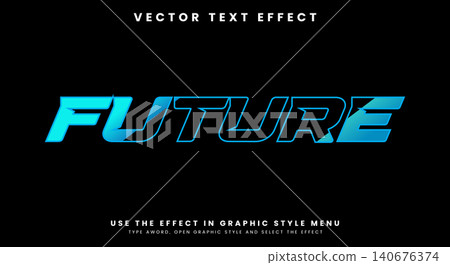 Future stripped blue glow modern editable text effect Future stripped blue glow modern editable text effect 140676374