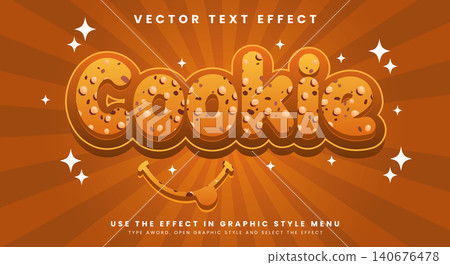 Cookie editable text effect Template Cookie editable text effect Template 140676478