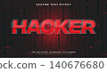 Hacker glitch style editable effect Template 140676680