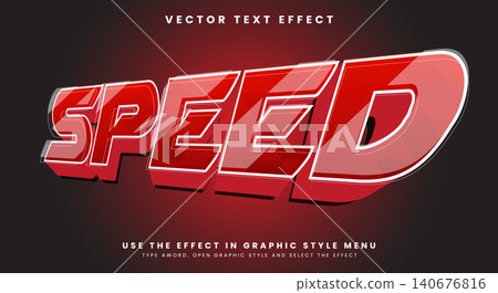 Speed editable text effect Template Speed editable text effect Template 140676816