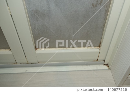 Mold in a dirty bathroom Mold in a dirty bathroom 140677216