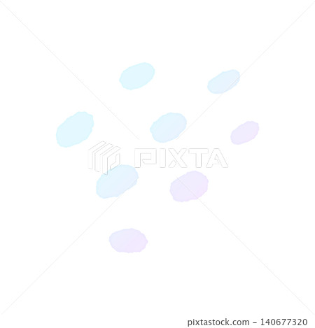 Watercolor-style, hand-drawn, rough oval dot pattern - Stylish and cute light blue and purple polka dot illustration material Watercolor-style, hand-drawn, rough oval dot pattern - Stylish and cute light blue and purple polka dot illustration material 140677320