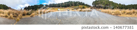 Panorama from the Toi Pass South Parking Lot on the Izu Ridge Trail, Shizuoka Prefectural Road 411 (Nishi-Amagi Plateau Line), Izu Peninsula Panorama from the Toi Pass South Parking Lot on the Izu Ridge Trail, Shizuoka Prefectural Road 411 (Nishi-Amagi Plateau Line), Izu Peninsula 140677381