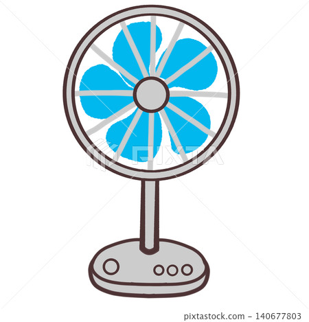 一個簡單的電風扇的插圖 140677803