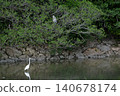 Landscape with heron 140678174