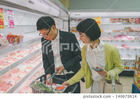 couple, shopping, super 140678614