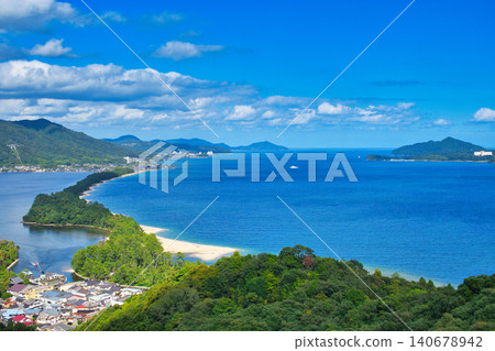 Amanohashidate Hiryukan (Spectacular view from Amanohashidate View Land), Miyazu City, Kyoto Prefecture Amanohashidate Hiryukan (Spectacular view from Amanohashidate View Land), Miyazu City, Kyoto Prefecture 140678942