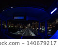 View from a tour bus window (Tokyo at night) 140679217