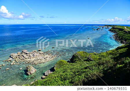 宮古島美麗的海景 140679331
