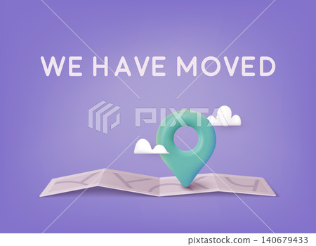 We have moved concept. People announce change address. Use for landing page, template, ui, web, mobile app, poster, banner. 3D Web Vector Illustrations. We have moved concept. People announce change address. Use for landing page, template, ui, web, mobile app, poster, banner. 3D Web Vector Illustrations. 140679433