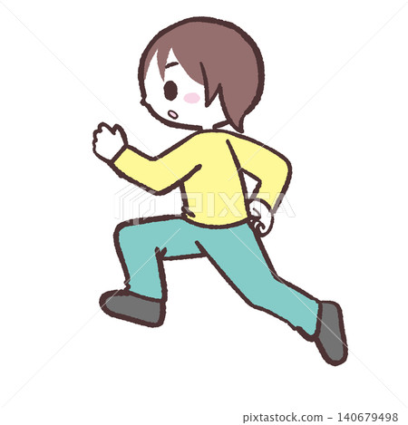 賽跑者的例證 賽跑者的例證 140679498