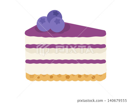 Blueberry cake (illustration) Blueberry cake (illustration) 140679555