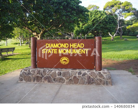 Entrance to Diamond Head, Hawaii Entrance to Diamond Head, Hawaii 140680834